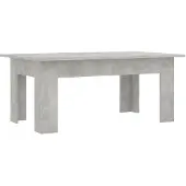 vidaXL Salontafel 100x60x42 cm bewerkt hout betongrijs