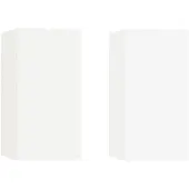 vidaXL Tv-meubelen 2 st 30,5x30x60 cm bewerkt hout wit