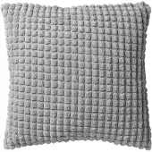 Dutch decor - ROME - Kussenhoes uni 45x45 cm - Micro Chip - grijs