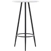 vidaXL Bartafel 60x107,5 cm MDF wit