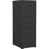 vidaXL Archiefkast 46x62x133 cm staal antracietkleurig
