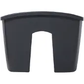 Prosperplast Plantenbak - railing - kunststof - 58 cm - antraciet - Plantenpotten