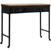 vidaXL Wandtafel 100x33,5x80 cm MDF en vurenhout