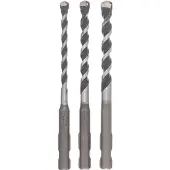Bosch 2609256919 Multifunctionele boorset 3-delig 5.5 mm, 6 mm, 7 mm Gezamenlijke lengte 100 mm SDS-Quick 1 set(s)