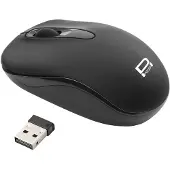 Pedea Draadloze optische muis "Trend", zwart | Plug & Play | USB 2.0