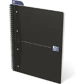 Oxford Office Essentials Notitieboek A4+ Gelinieerd Spiraal gebonden Geperforeerd 140 Pagina's 70 Vellen