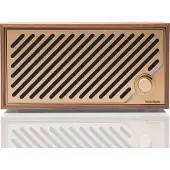 Tivoli Audio Model Two Digital - Designluidspreker - Wi-Fi Bluetooth - Walnoot/Goud
