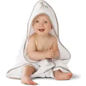 Sophie The Giraffe Badcape Baby - Badponcho - Kraamcadeau - Babyshower cadeau - 75 x 75 cm - Vanaf 0 maanden