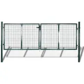 vidaXL Poort 289x75/306x125 cm