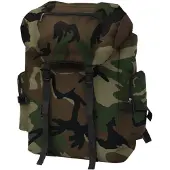 vidaXL Rugzak legerstijl 65 L camouflage