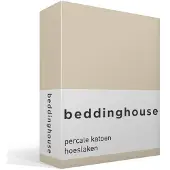 Beddinghouse - Percale katoen - Hoeslaken - 80x200 cm - Naturel