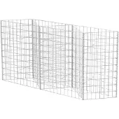 vidaXL Gabion mand 120x30x100 cm gegalvaniseerd staal