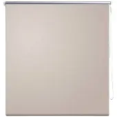 vidaXL Rolgordijn verduisterend 104,4 x 175 cm stofbreedte 100 cm beige