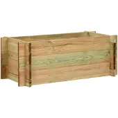 vidaXL Plantenbak 80 cm geïmpregneerd grenenhout