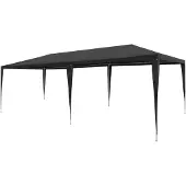 vidaXL Partytent 3x6 m PE antraciet