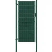 vidaXL Hekpoort PVC en staal 100x124 cm Groen