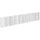 vidaXL Gabion plantenbak verhoogd 450x30x90 cm gegalvaniseerd staal