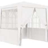 vidaXL Partytent met zijwanden professioneel 90 g/m² 2x2 m wit