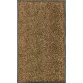 vidaXL Deurmat wasbaar 90x150 cm bruin