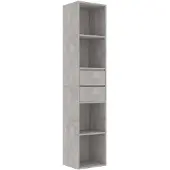 vidaXL Boekenkast 36x30x171 cm bewerkt hout betongrijs
