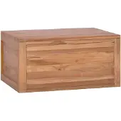 vidaXL Badkamerwandkast 60x45x30 cm massief teakhout