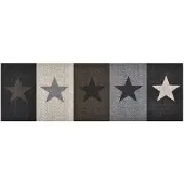 vidaXL Keukenmat wasbaar Stars 60x300 cm