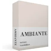 Ambiante - Katoen - Hoeslaken - 180x220 cm - Zand