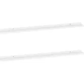 vidaXL Wandschappen 2 st 115x9x3 cm wit