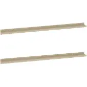 vidaXL Wandschappen 2 st 115x9x3 cm sonoma eikenkleurig