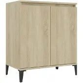 vidaXL Dressoir 60x35x70 cm spaanplaat sonoma eikenkleurig