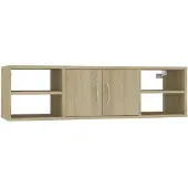 vidaXL Wandschap 102x30x29 cm bewerkt hout sonoma eikenkleurig