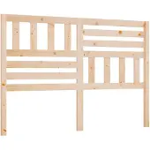 vidaXL Hoofdbord 126x4x100 cm massief grenenhout