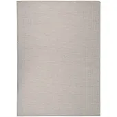 vidaXL Buitenkleed platgeweven 200x280 cm lichtgrijs