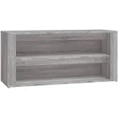 vidaXL Schoenenrek 100x35x45 cm bewerkt hout grijs sonoma eikenkleur