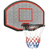 vidaXL Basketbalbord 71x45x2 cm polyetheen zwart
