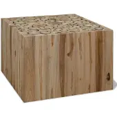 vidaXL Salontafel 50x50x35 cm echt teakhout