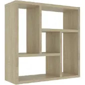 vidaXL Wandschap 45x16x45 cm bewerkt hout sonoma eikenkleurig