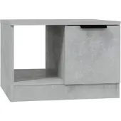 vidaXL Salontafel 50x50x36 cm bewerkt hout betongrijs