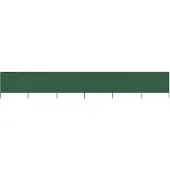 vidaXL Windscherm 6-panelen 800x120 cm stof groen