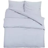 vidaXL Beddengoedset, grijs, 240x220 cm, katoen