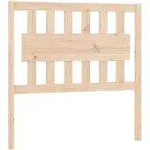 vidaXL Hoofdbord 95,5x4x100 cm massief grenenhout