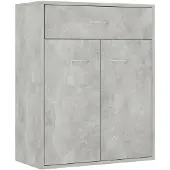 vidaXL Dressoir 60x30x75 cm bewerkt hout betongrijs