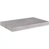 vidaXL Wandschap zwevend 50x23,5x3,8 cm MDF betongrijs