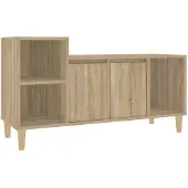 vidaXL Tv-meubel 100x35x55 cm bewerkt hout sonoma eikenkleurig