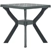 vidaXL Bistrotafel 70x70x72 cm kunststof groen