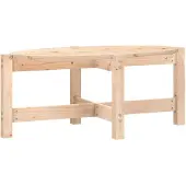 vidaXL Salontafel 87x48x35 cm massief grenenhout