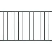 vidaXL Schuttingpaneel Woerden gepoedercoat staal 163x75 cm antracietkleurig