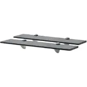 vidaXL Schappen zwevend 2 st 50x10 cm 8 mm glas