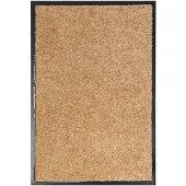 vidaXL Deurmat wasbaar 40x60 cm crème