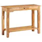 vidaXL Wandtafel 100x40x76 cm massief acaciahout